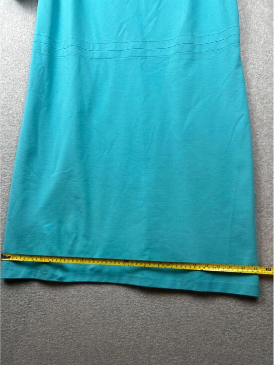 Talbots Womens Shift Midi Dress Size 14 W Casual Career Office Work Minimalist - Picture 6 of 10